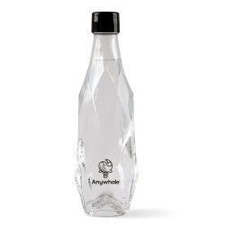 BOTELLA AGUA CRISTAL HEALSI 85CL ETIQUETA ADHESIVA TODO COLOR