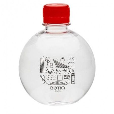 BOTELLA AGUA REDONDA 33CL IMPRESIÓN DIRECTA 1 COLOR - AGUA PERSONALIZADA